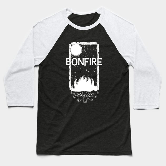 Bonfire Baseball T-Shirt by tobiasneal